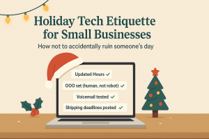 Holiday Tech Etiquette For Small Businesses