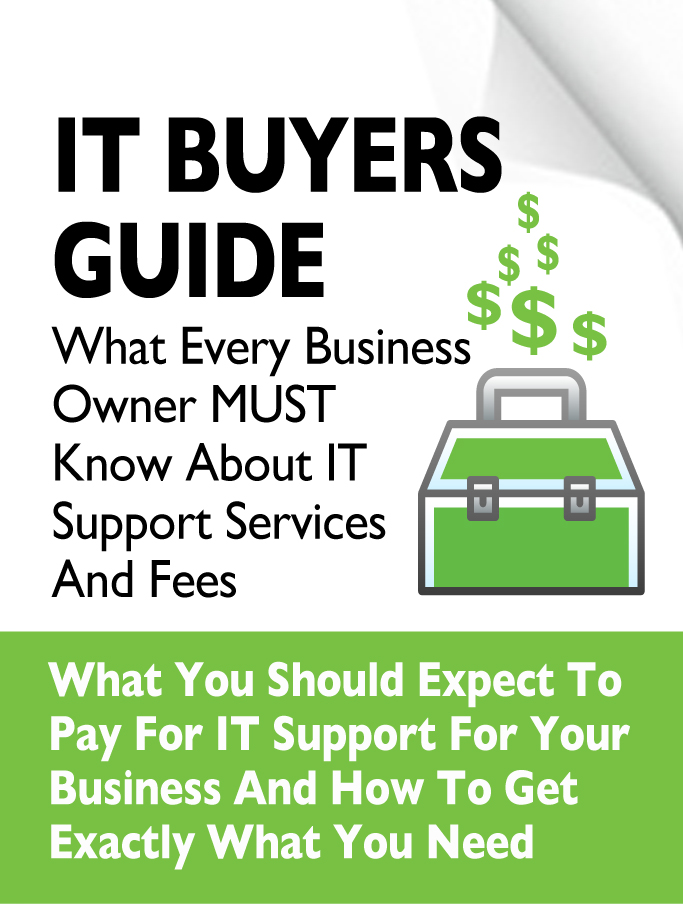 Printed mockup of the TSR Solutions IT buyer’s guide report.